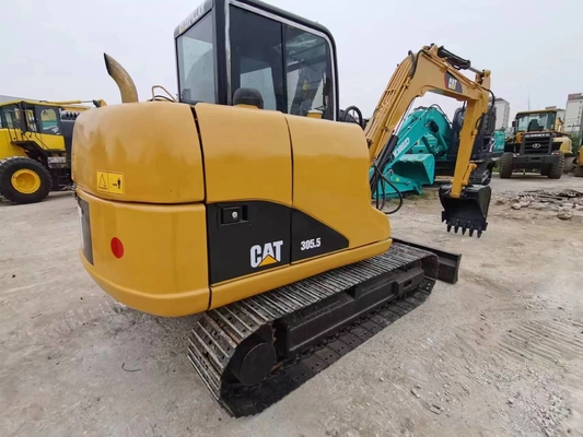 Χρησιμοποιούμενη εκσκαφέας CAT 305.5 306 με χωρητικότητα κουβάς 0,31m3 και βάρος μηχανής 6000 KG