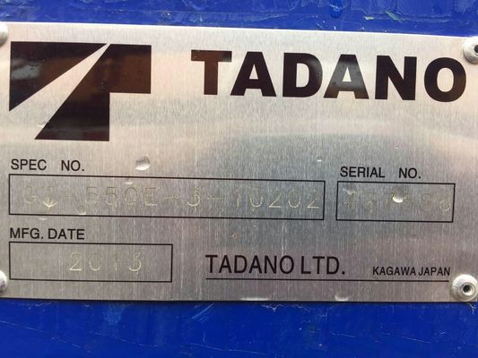 Χρησιμοποιούμενο Kato Tadano Zoomlion Dem Liebherr TG250E TL250E TG350E TG350E GT550E GT650E TG1000E TG1200E TG1200M Δεύτερο χέρι γερανό