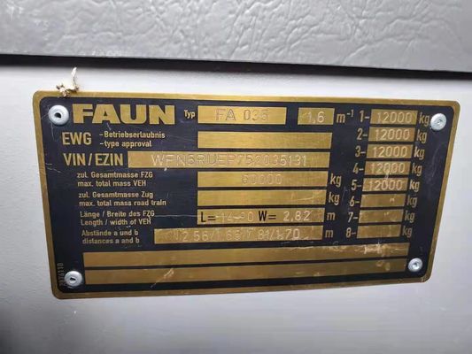 Υδραυλική αντλία Eaton και 3000 ώρες εργασίας χρησιμοποιούμενο γερανό φορτηγού ATF110G για βαριά ανύψωση