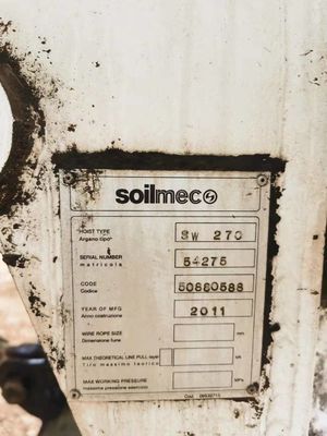 Διάμετρος γεώτρησης 2,5m Soilmec SR-60 SR-65 SR-70 R-516 R-622 περιστρεφόμενη συσκευή κατασκευασμένη στην Ιταλία