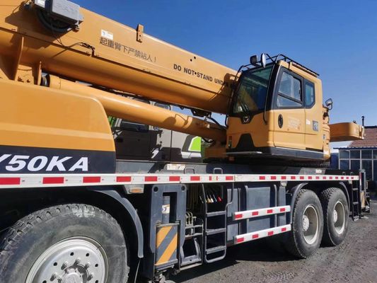 2019 Χρησιμοποιούμενο γερανό φορτηγών QY50KA 50 τόνων ονομαστική χωρητικότητα φόρτωσης για ευέλικτες εφαρμογές