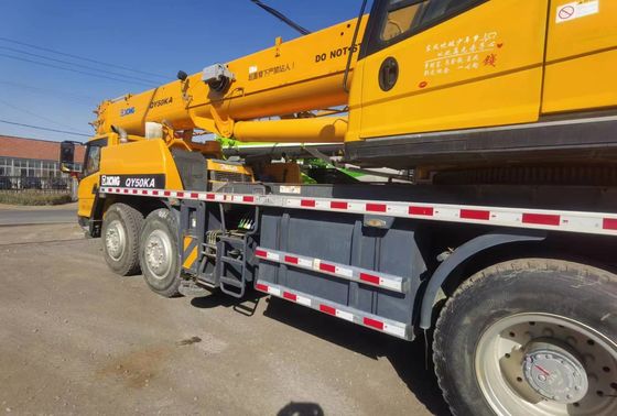 2019 Χρησιμοποιούμενο γερανό φορτηγών QY50KA 50 τόνων ονομαστική χωρητικότητα φόρτωσης για ευέλικτες εφαρμογές