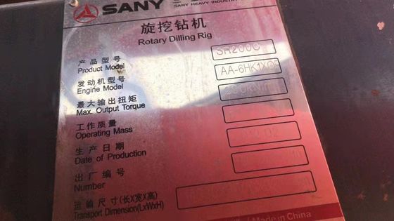 Χρησιμοποιούμενη SR200C Ιταλική κατασκευή Soilmec SR60 SR65 SR70 SR80 SR80C περιστρεφόμενη συσκευή για την εξόρυξη ενέργειας