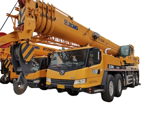 70T κινητό γερανό XCMG QY75K Χρησιμοποιούμενο γερανό φορτηγού με υδραυλικό κύλινδρο και βαλβίδα Liyuan