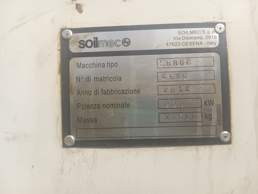 Ντίζελ Soilmec SR-80C R-516 R-622 περιστρεφόμενη συσκευή εξόρυξης ενέργειας σε καλή κατάσταση
