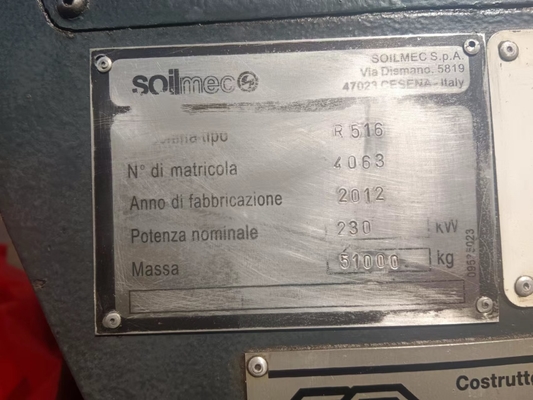 Ιταλία Soilmec SR-75 SR-60 SR-70 SR-80C R-516 R-622 R-620 R-412 Χρησιμοποιούμενη περιστρεφόμενη εξέδρα στη Σαγκάη