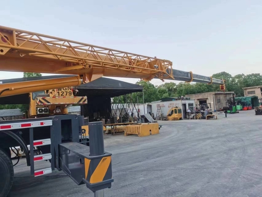 2019 QY50KA Χρησιμοποιούμενο γερανό φορτηγού με μέγιστο ύψος ανύψωσης 48M σε άριστη κατάσταση