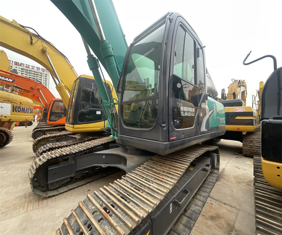 SK140 SK200 SK75 SK60 SK200LC Χρησιμοποιούμενη εξορυκτική μηχανή με ισχύ 118KW και καλή κατάσταση