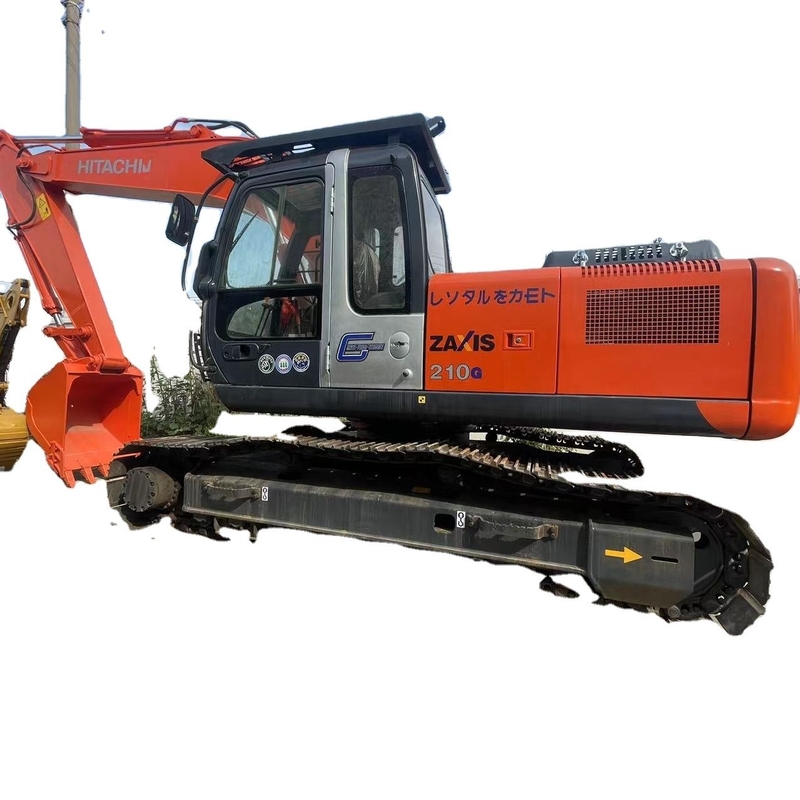 Χρησιμοποιούμενη εκσκαφέας Hitachi ZX210 με χωρητικότητα κουβάς 0,45m3 και βάρος μηχανής 21500 KG