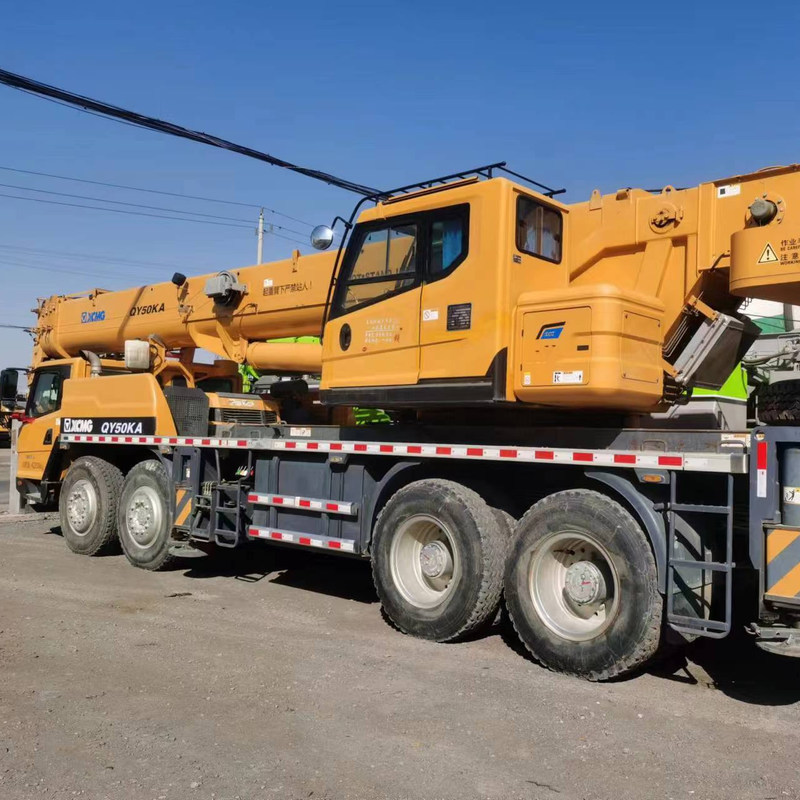 2019 Χρησιμοποιούμενο γερανό φορτηγών QY50KA 50 τόνων ονομαστική χωρητικότητα φόρτωσης για ευέλικτες εφαρμογές