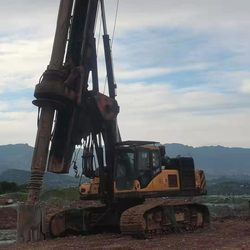 Στρογγυλή μηχανή γεωτρήσεων Soilmec SR-60 SR-65 SR-70 SR-80 SR-80C με βάθος γεωτρήσεων 78m